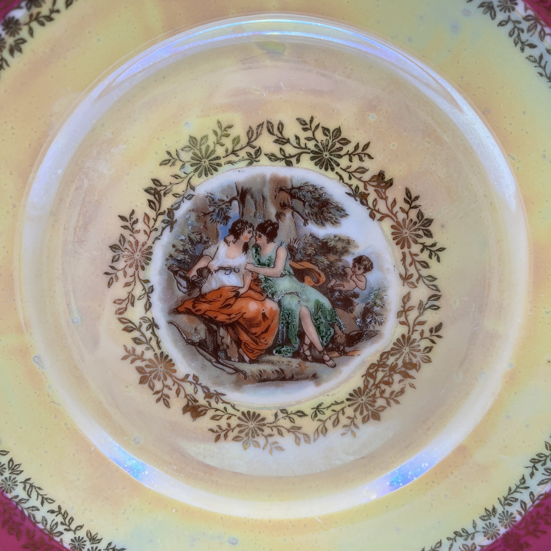 Набор из 6-ти десертных тарелок "Мадонна"