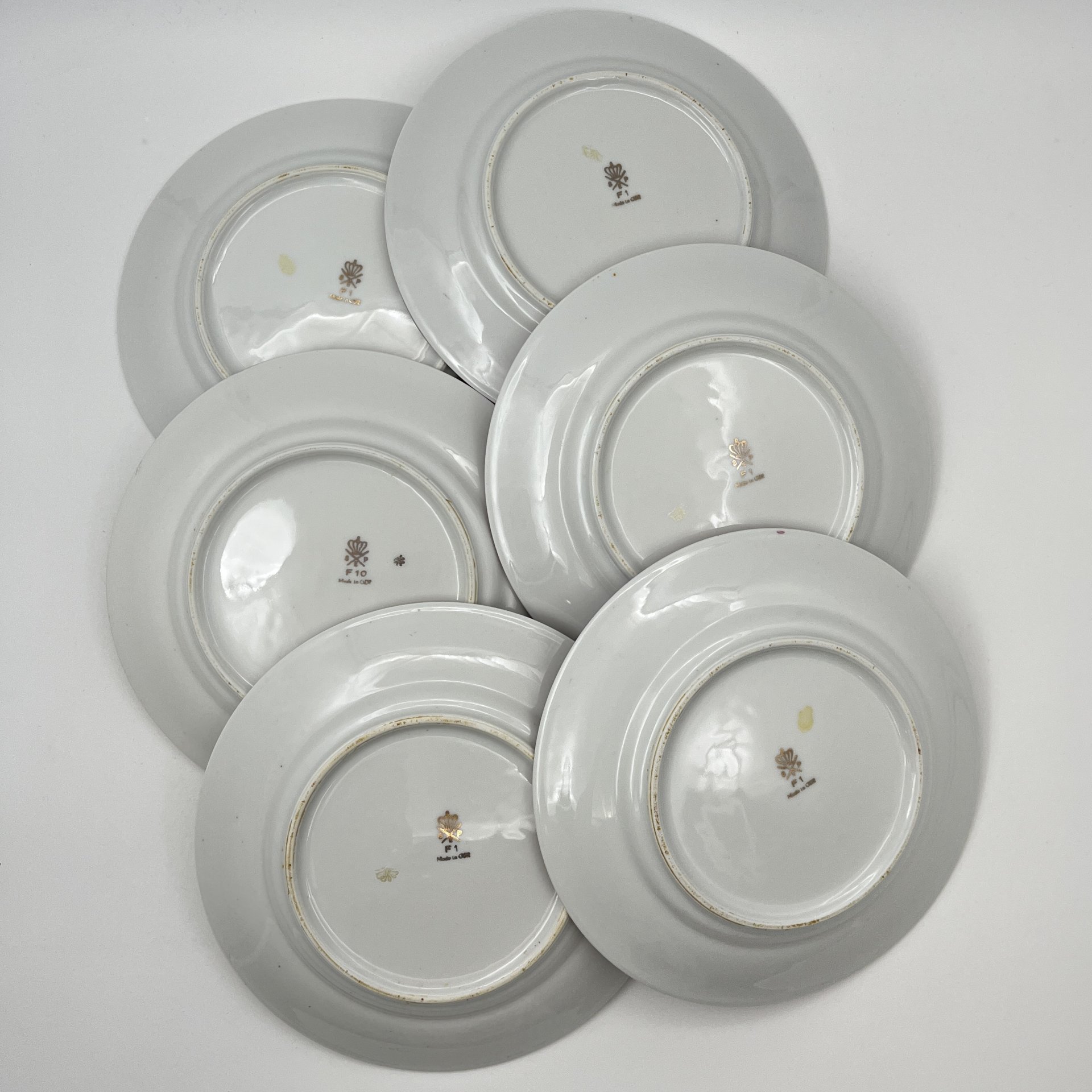 Набор из 6-ти десертных тарелок "Мадонна"