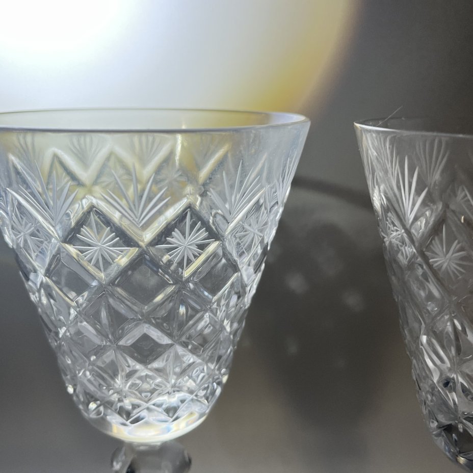 Набор из 2 бокалов с геометрическим декором
