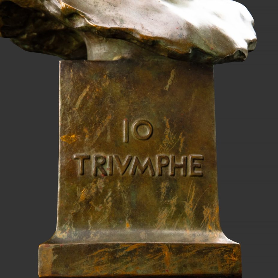 Бюст "Триумф" (trivmphe), автор Hector Lemaire, бронза, патинирование, Франция, 1890-1920 гг.