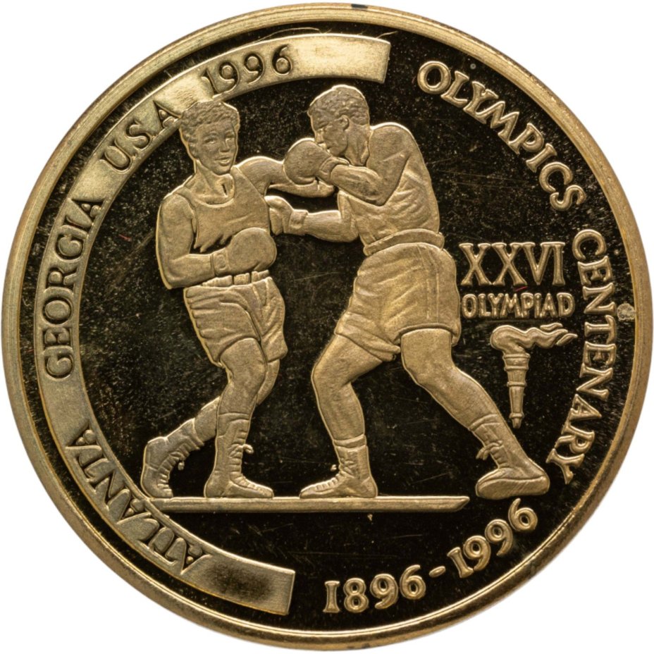 Танзания 2000 шиллингов (shillingi) 1996 XXVI летние Олимпийские игры, Атланта 1996 г. - бокс (большой герб)