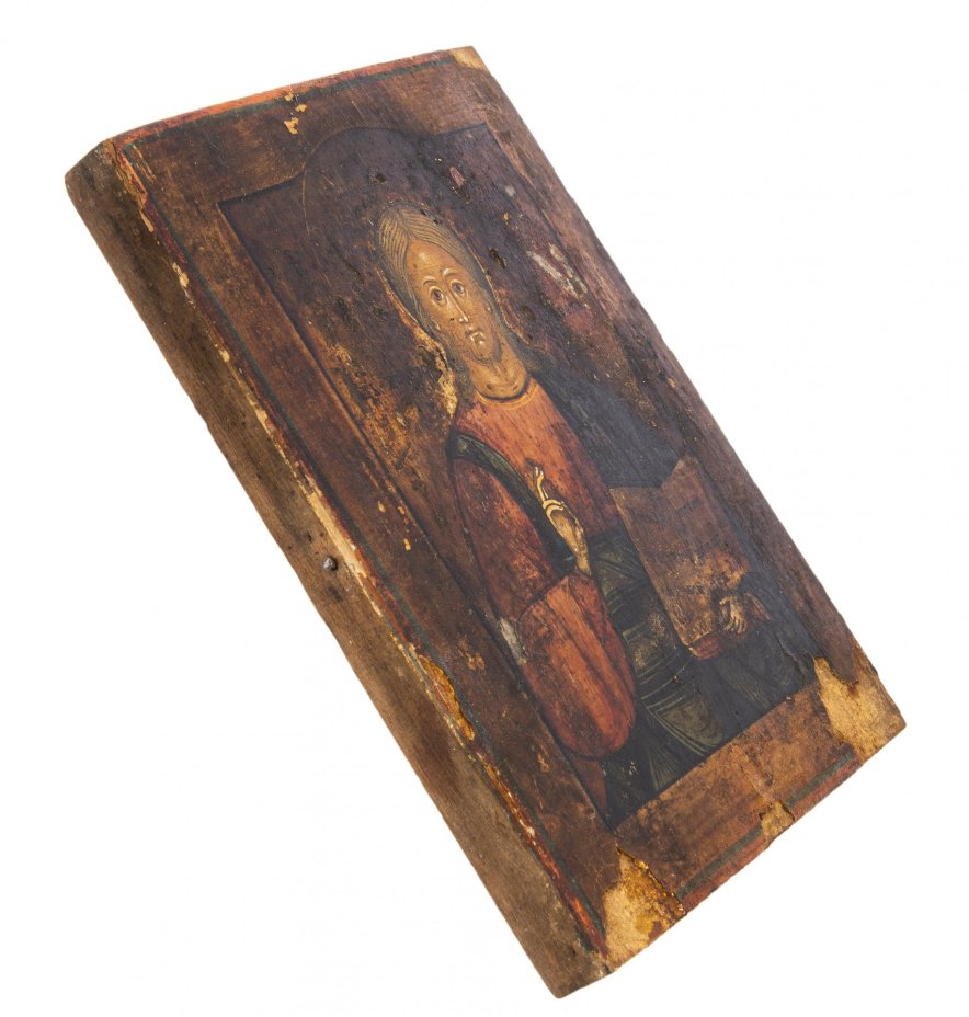 Икона "Господь Вседержитель", дерево, темпера, Российская Империя, 1850-1900 гг.