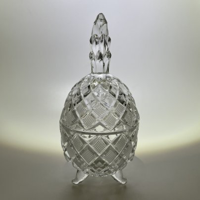 Ваза для десертов (бонбоньерка, конфетница) в виде ананаса