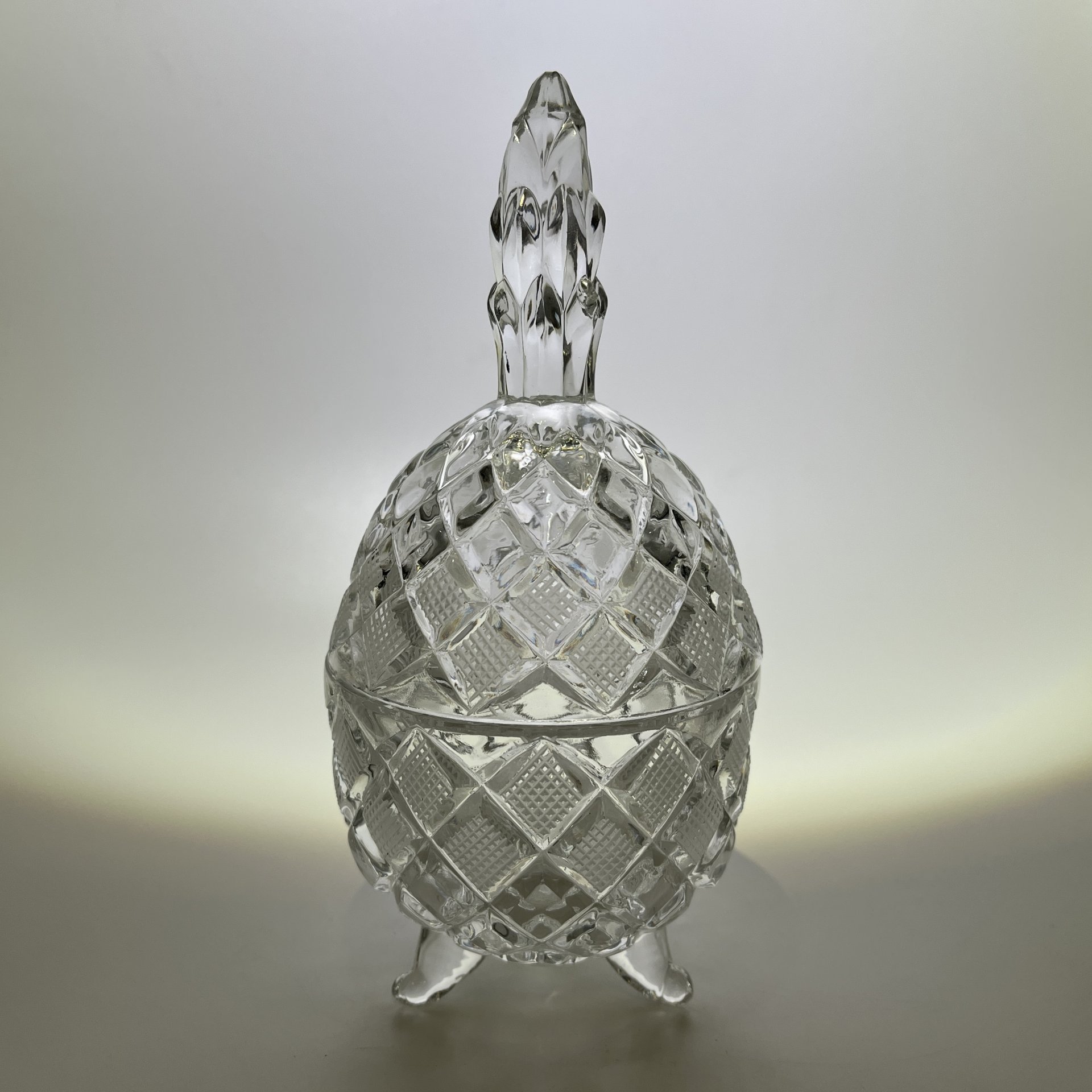 Ваза для десертов (бонбоньерка, конфетница) в виде ананаса