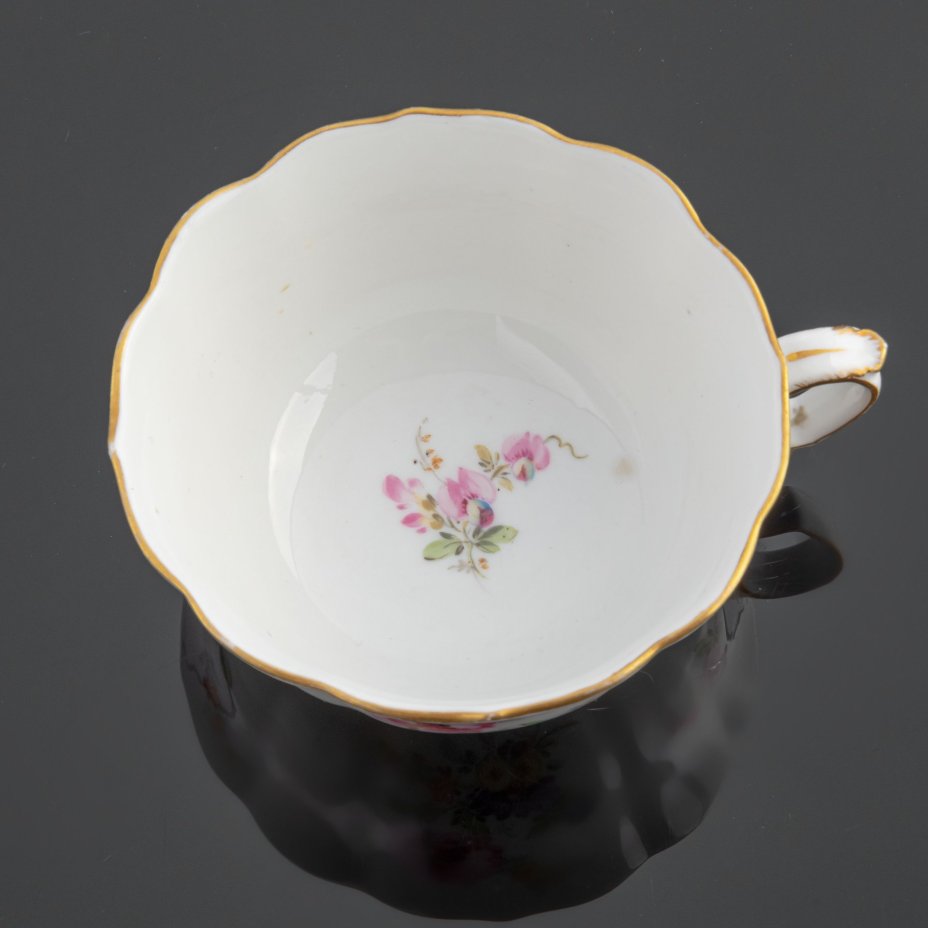 Чашка с цветочным декором, Meissen (Мейсенский фарфор)