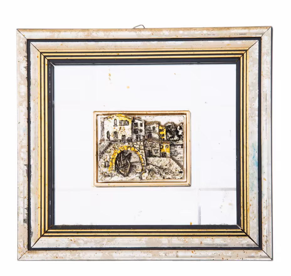 Панно настенное  "Венеция", пластик, стекло, Италия, 1980-2000 г.