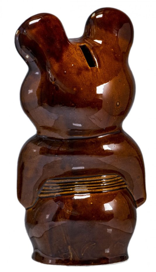 Копилка "Олимпийский Мишка", керамика, СССР, 1980-1990 гг.
