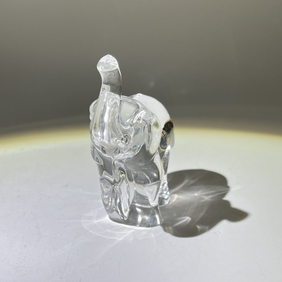 Настольная статуэтка "Слоник", хрусталь, Bohemia Crystal (Bohemia Glass), Чехия, 1990-2000 гг., Bohemia Crystal (Bohemia Glass)