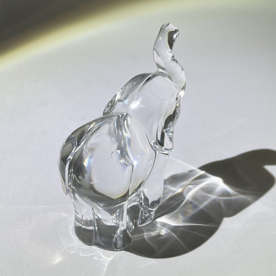Настольная статуэтка "Слоник", хрусталь, Bohemia Crystal (Bohemia Glass), Чехия, 1990-2000 гг., Bohemia Crystal (Bohemia Glass)
