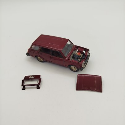 Модель автомобиля "ВАЗ-2107", масштаб 1:43, металл, пластик, СССР, 1970-1990 гг.