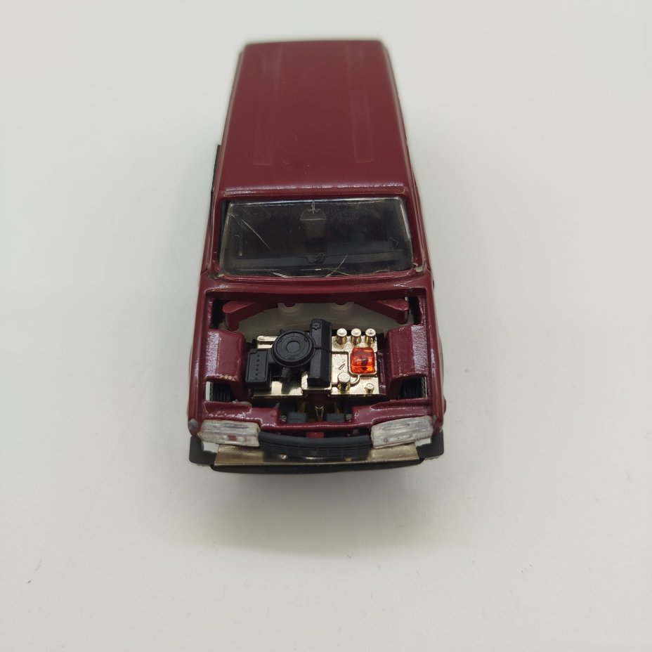 Модель автомобиля "ВАЗ-2107", масштаб 1:43, металл, пластик, СССР, 1970-1990 гг.