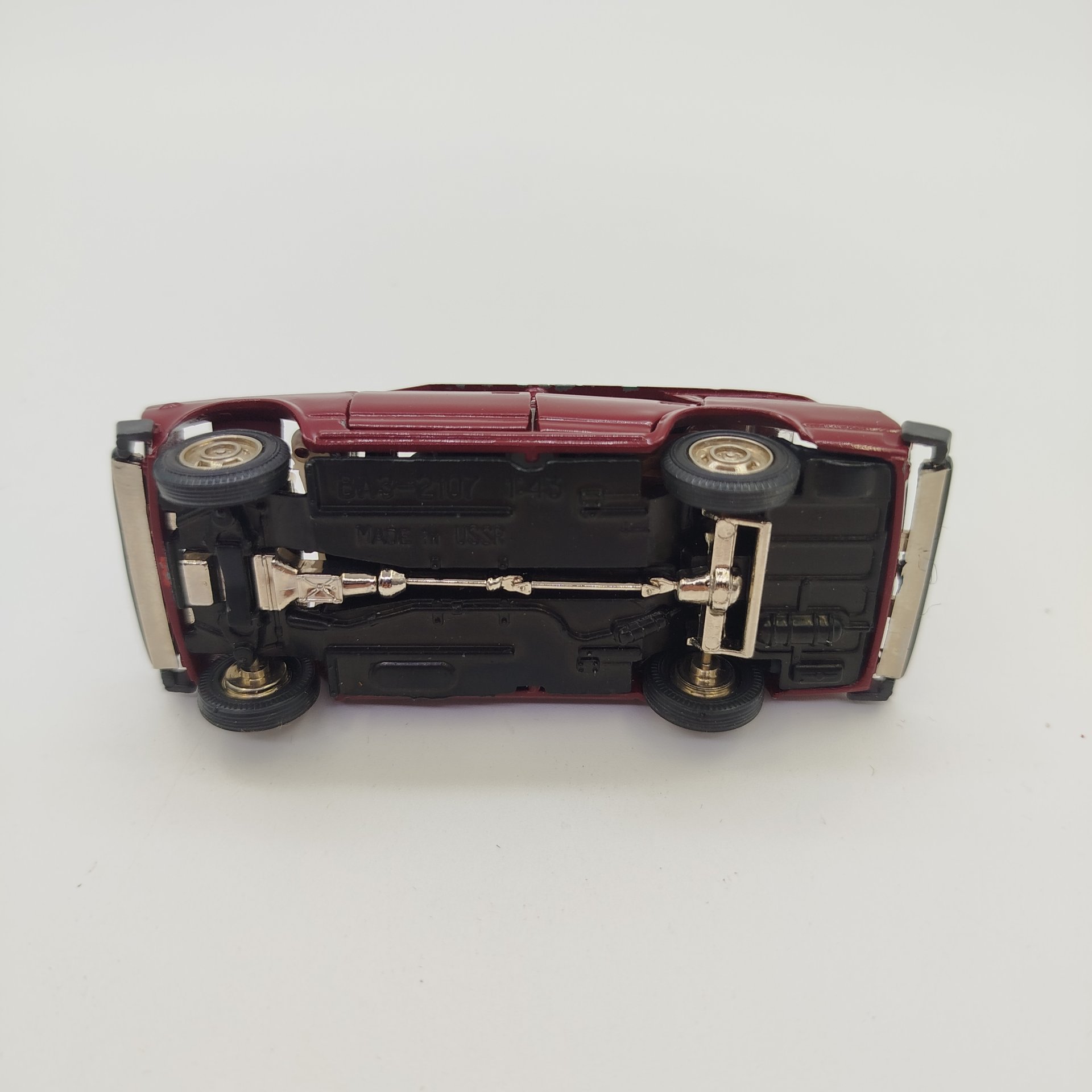 Модель автомобиля "ВАЗ-2107", масштаб 1:43, металл, пластик, СССР, 1970-1990 гг.