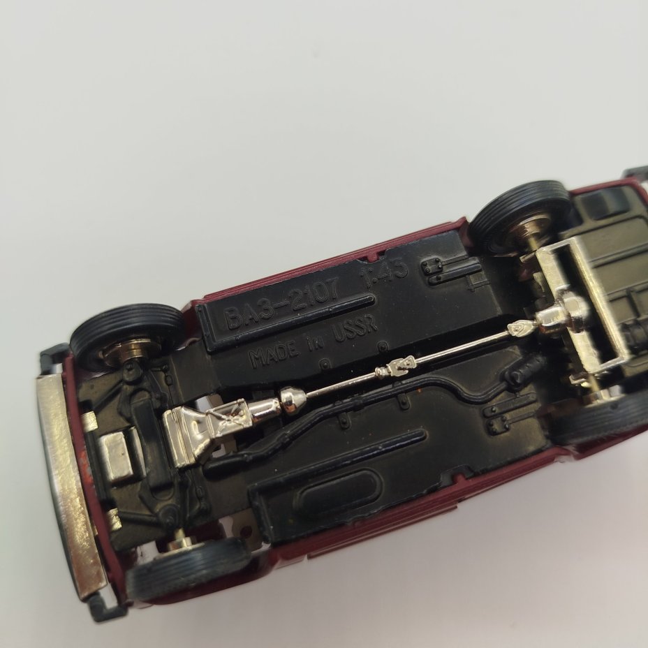 Модель автомобиля "ВАЗ-2107", масштаб 1:43, металл, пластик, СССР, 1970-1990 гг.