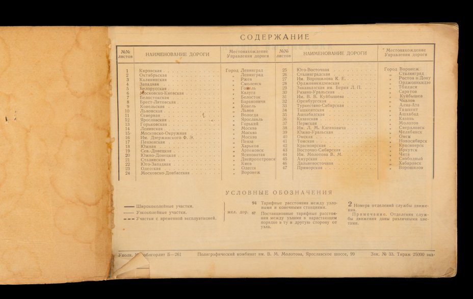 Альбом схем железных дорог СССР по данным на 1 января 1940 г., Транскартография НКПС