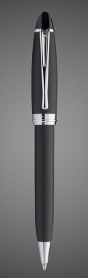 Шариковая ручка Aurora Ipsilon Satin, Black CT, в подарочной коробке, Лаки и смолы: смола, хром