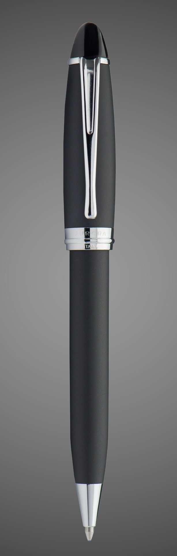 Шариковая ручка Aurora Ipsilon Satin, Black CT, в подарочной коробке, Лаки и смолы: смола, хром