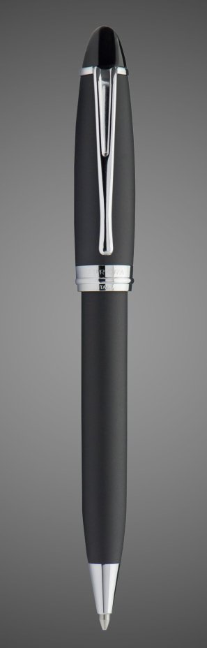 Шариковая ручка Aurora Ipsilon Satin, Black CT, в подарочной коробке, Лаки и смолы: смола, хром