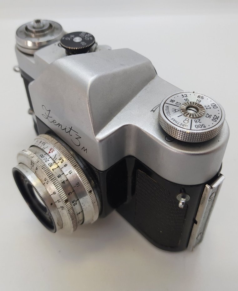 Фотоаппарат "Зенит 3-М" с объективом "Индустар-50", Красногорский механический завод (КМЗ)