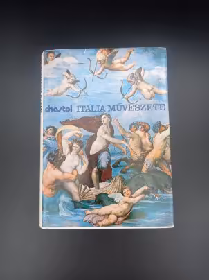 Книга  Андре Шастеля "Italia muveszete" ("Итальянское искусство"), Издательство «Corvina (Корвина)»