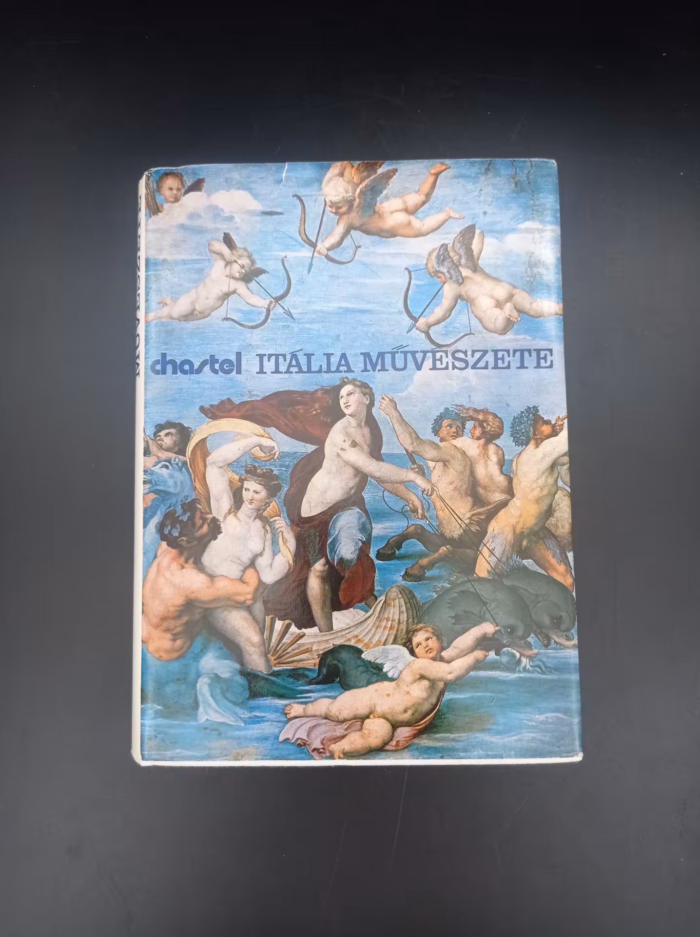 Книга  Андре Шастеля "Italia muveszete" ("Итальянское искусство"), Издательство «Corvina (Корвина)»