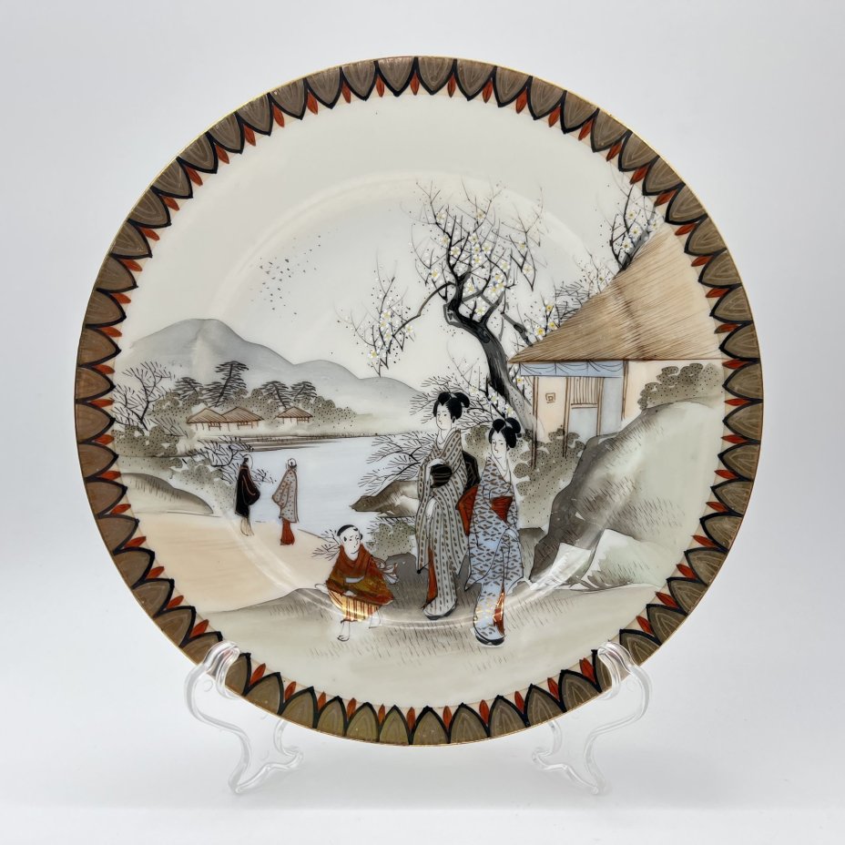 Чайное трио "Прогулка гейш ранней весной"