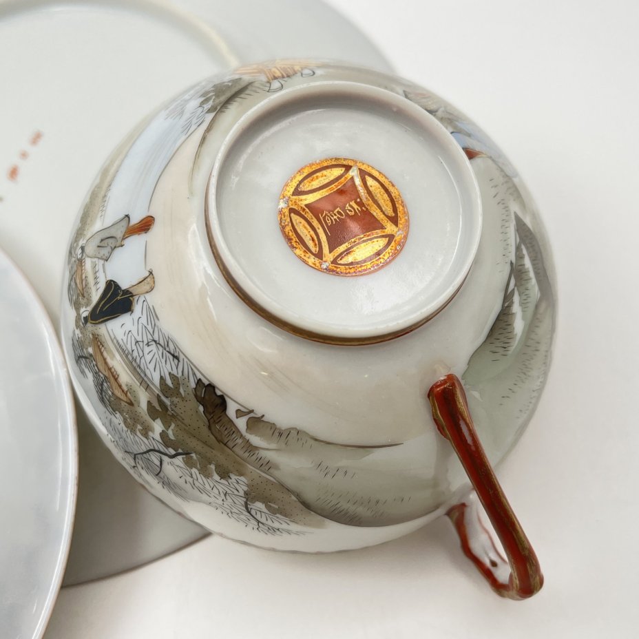 Чайное трио "Прогулка гейш ранней весной"