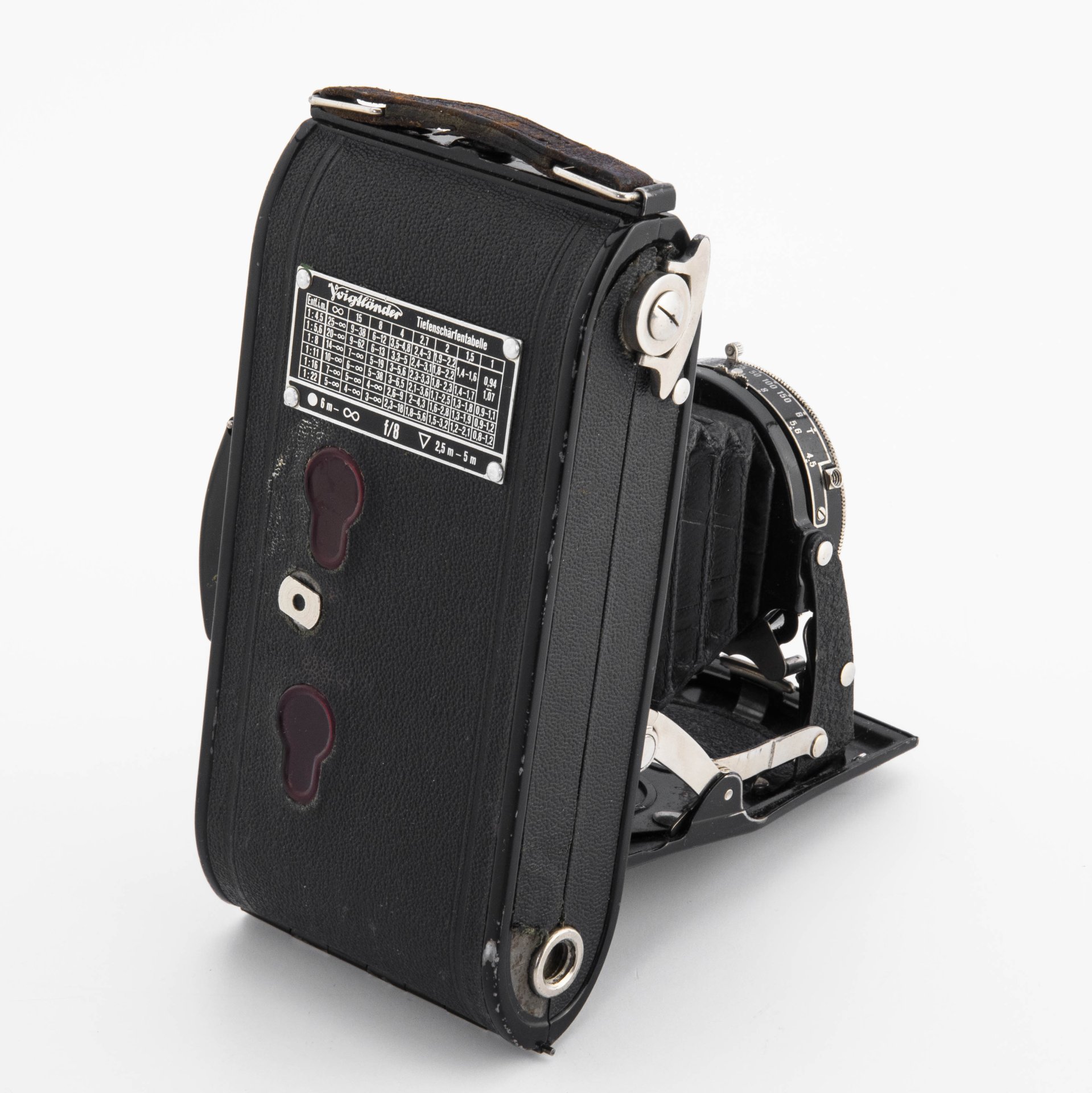 Фотоаппарат винтажный "Voigtlander-Braunschweig" №2420027 с объективом Anastigmat Voigtar 1:4,5  F=11 cm, Voigtlander (Фохтлендер)