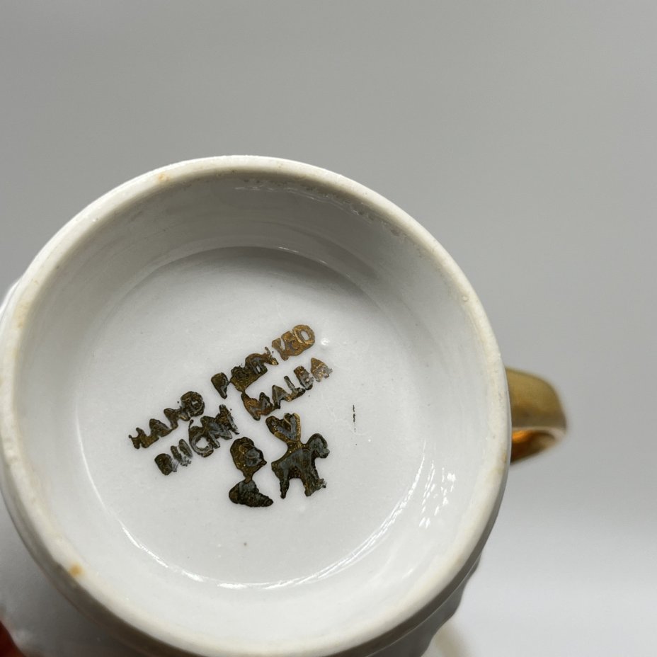 Набор из 3 кофейных пар с расписным изображением достопримечательностей Праги