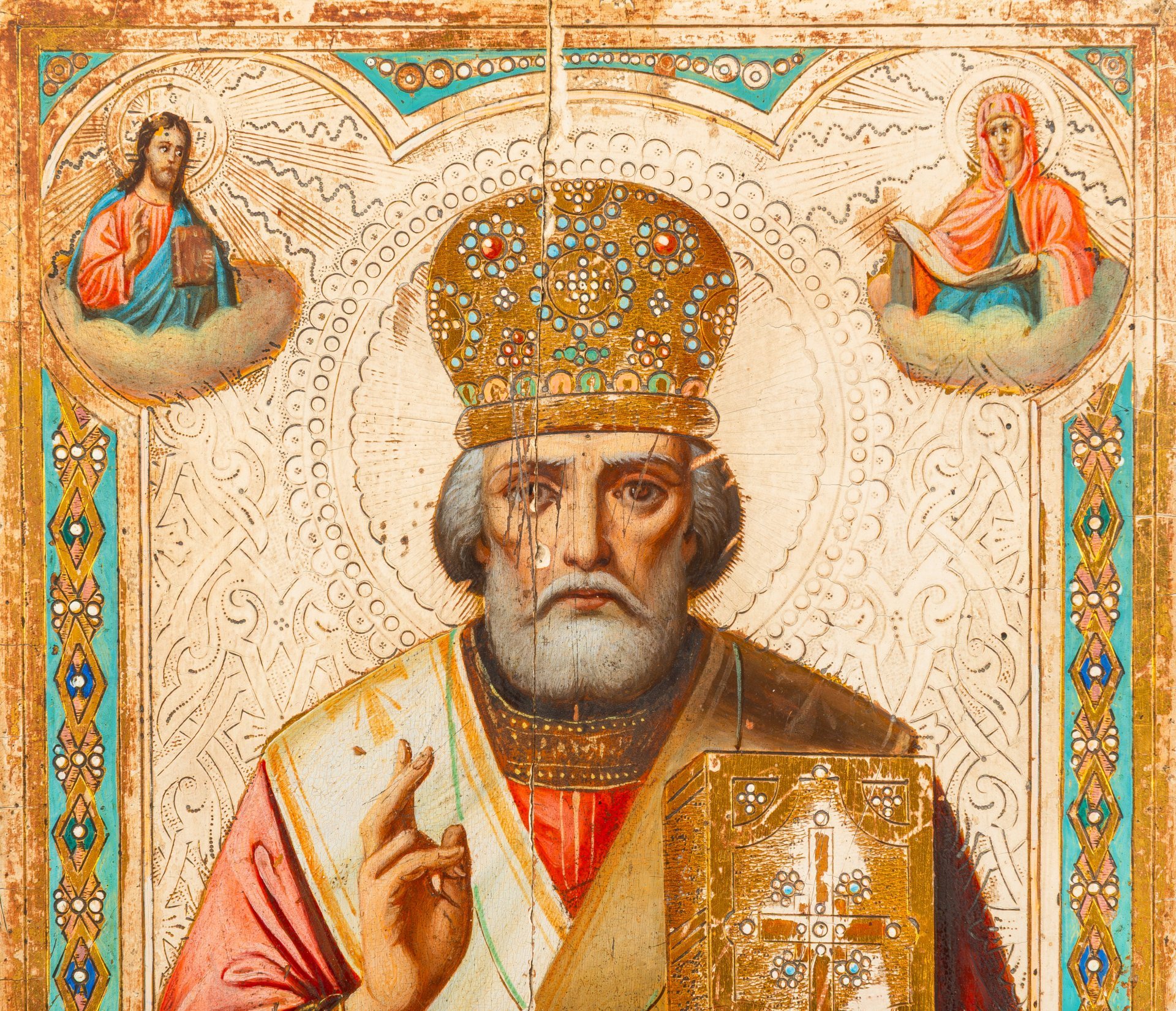 Икона "Св. Николай Чудотворец" (извод "Никейское чудо")