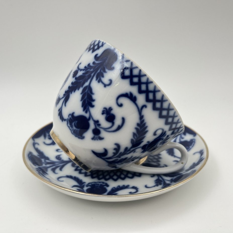 Пара чайная "Синие цветы"