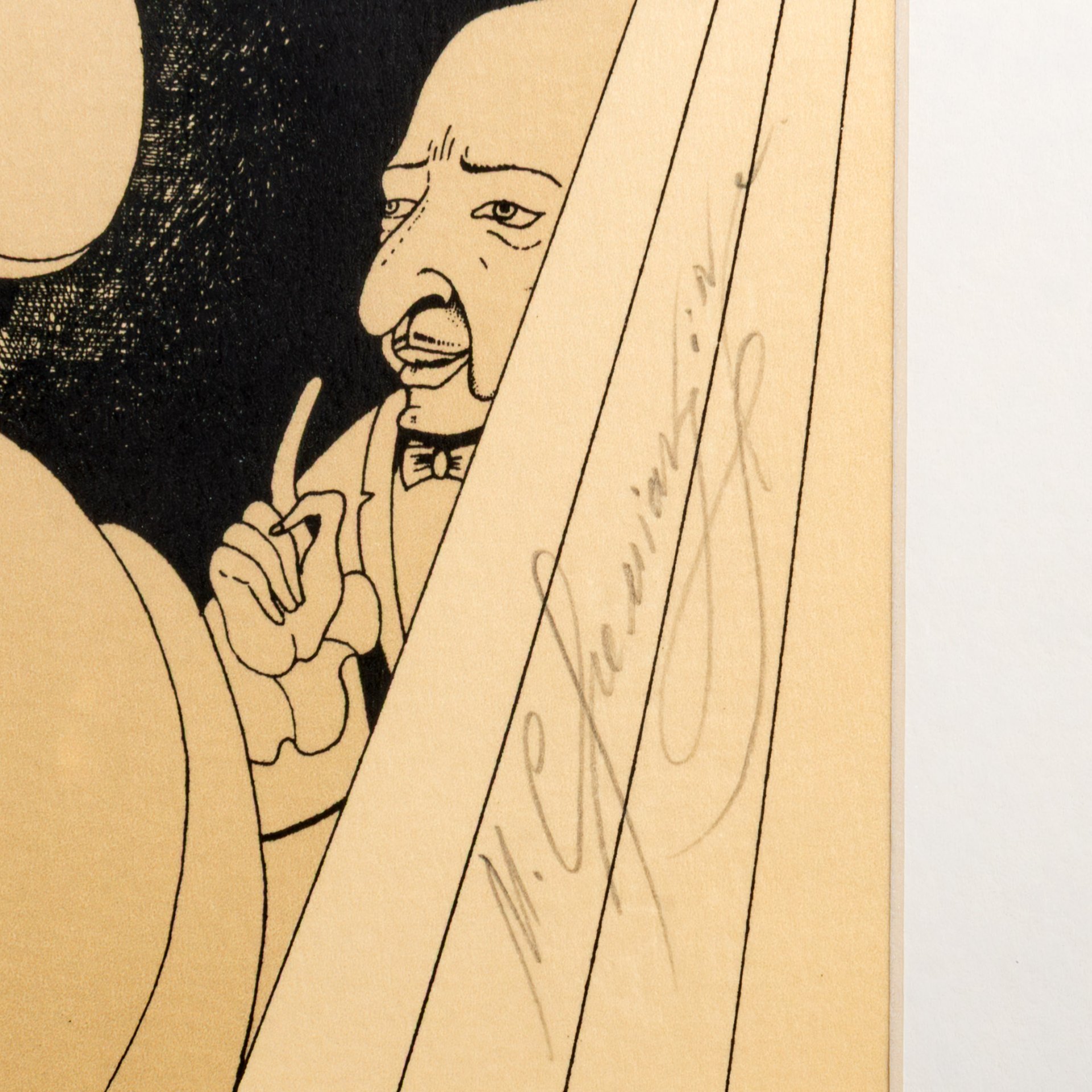 Литография "Петрушка" (из серии "Балеты Стравинского"), 27 из 128, Шемякин Михаил Михайлович, бумага, литография, оформлена в раму и паспарту, под стеклом, СССР, 1981-1990 гг.