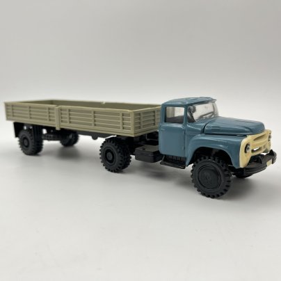 Модель автомобиля "ЗИЛ-130В1", масштаб 1:43, металл, пластик, СССР, 1980-1990 гг.