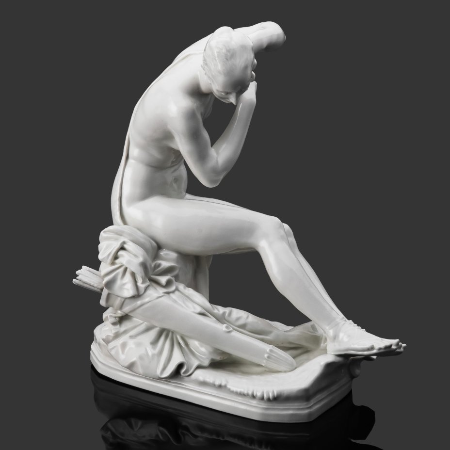 Статуэтка "Диана" (Богиня охоты), автор модели Пауль Шойрих, Meissen (Мейсенский фарфор)