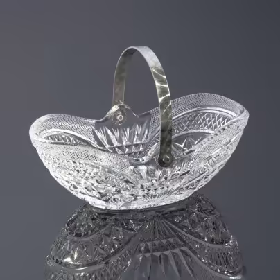 Конфетница в форме корзинки
