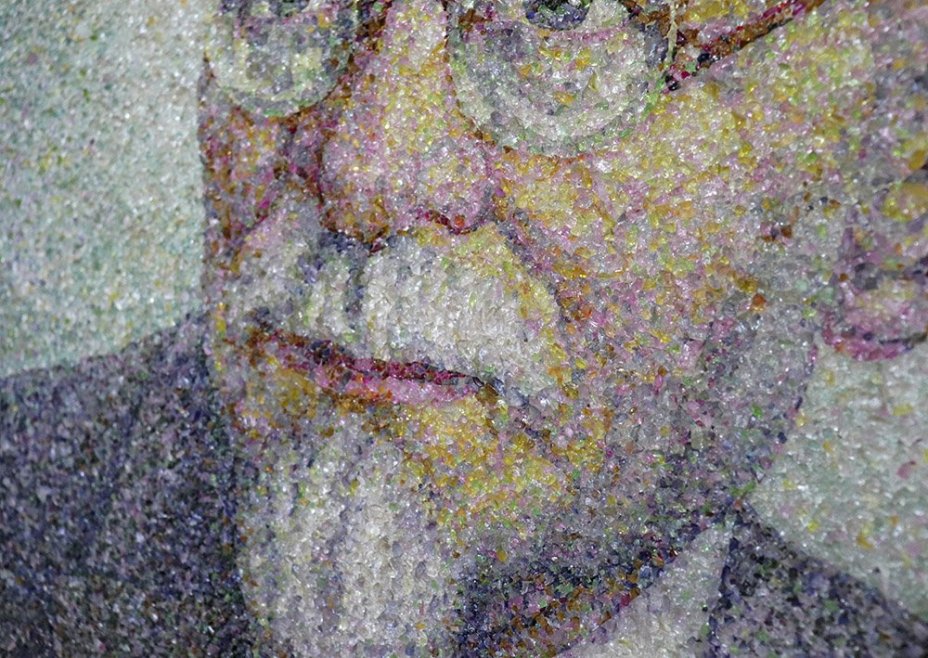 Мозаичное панно, портрет «Калинин Михаил Иванович»