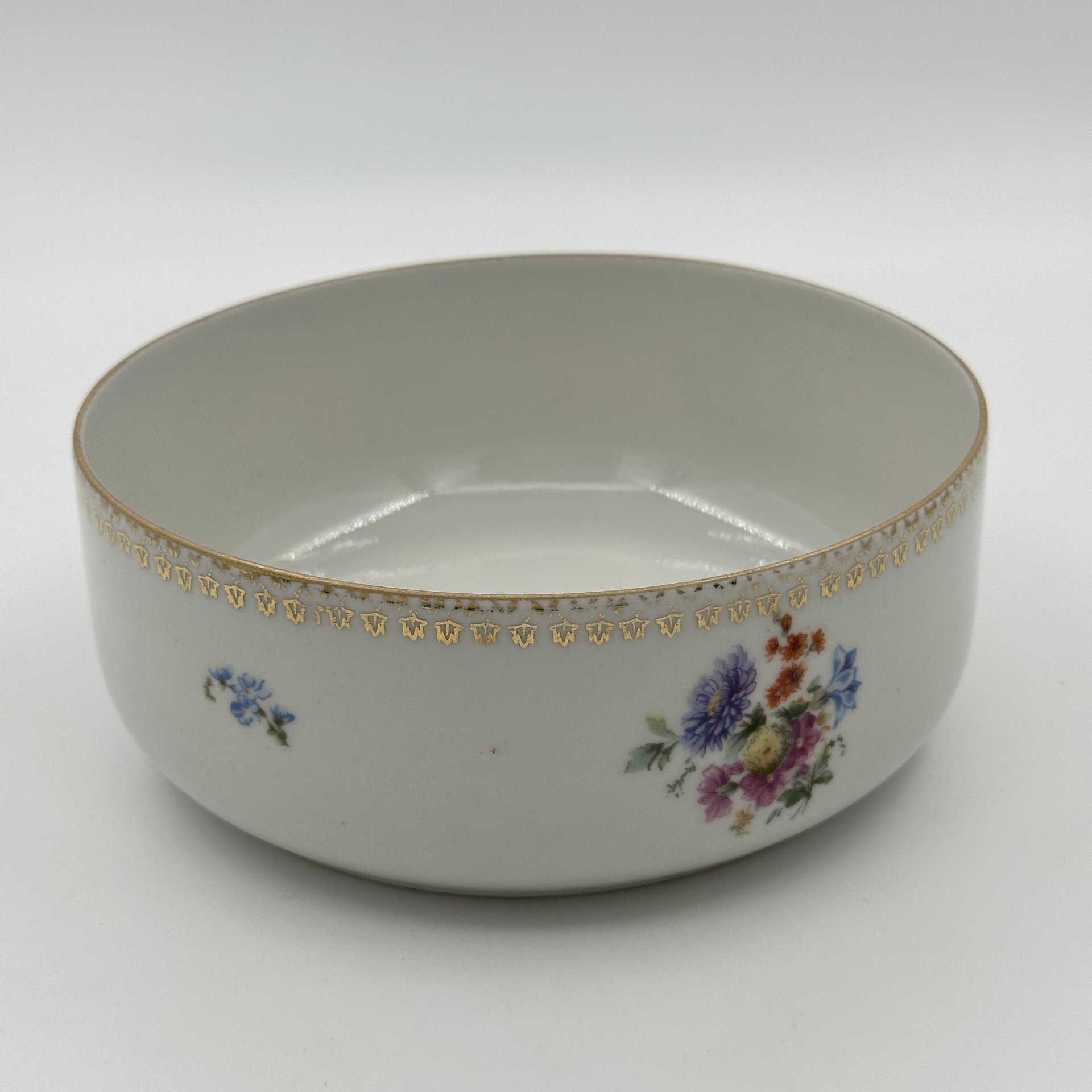 Капельник украшенный цветочным декором (мейсенский букет), [Экспортная марка], Дулевский фарфоровый завод (Дулёво)