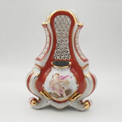 Ароматница с изображением путти, фарфор, роспись, золочение, Richard Klemm, Dresden, Германия, 1960-1990 гг.