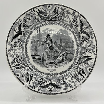 Декоративная тарелка "Waterloo 1815" ("Битва при Ватерлоо"), Societe Ceramique Maestricht