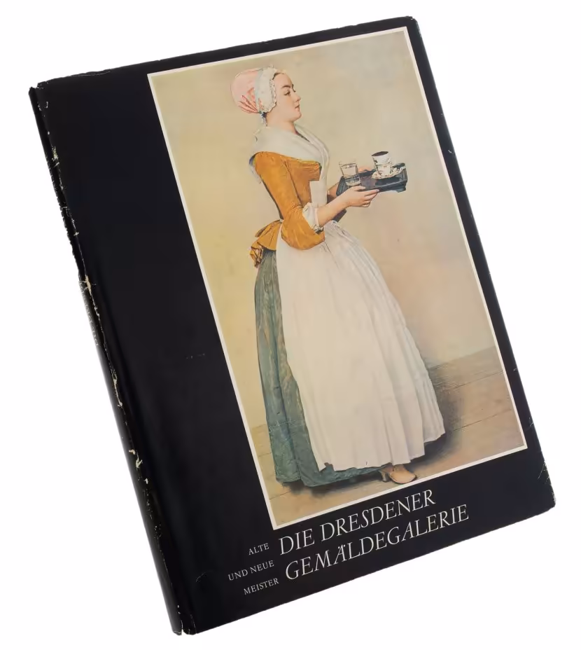 Книга "Дрезденская картинная галерея" (на немецком языке), бумага, печать, суперобложка, ГДР, 1972 г.