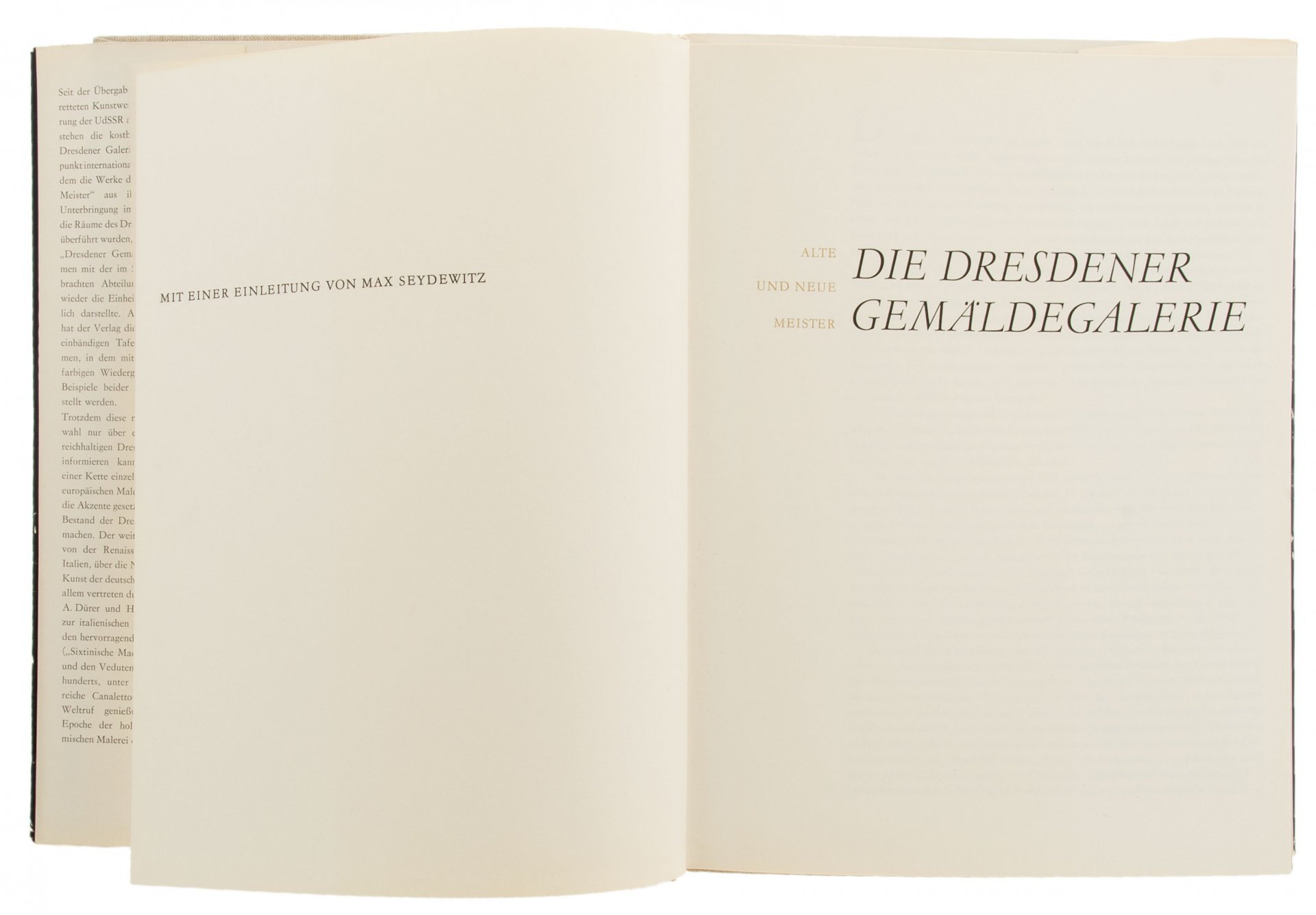 Книга "Дрезденская картинная галерея" (на немецком языке), бумага, печать, суперобложка, ГДР, 1972 г.