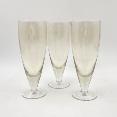 Набор из 3-х бокалов для крепких напитков, стекло, цветное, Россия, 1980-2000 гг.