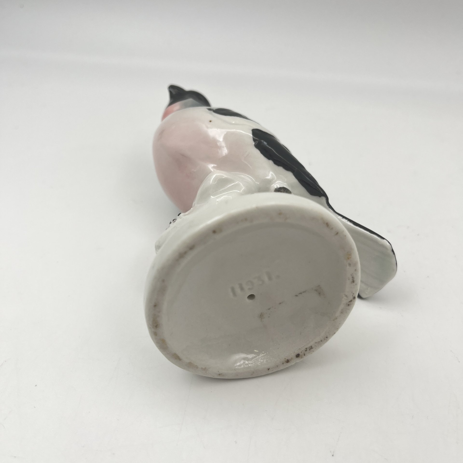 Статуэтка «Снегирь», фарфор, роспись, Германия, 1950-1980 гг.