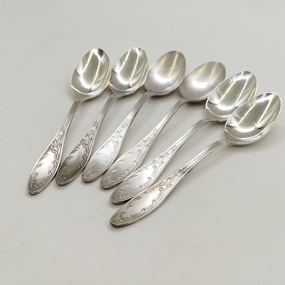 Набор из шести чайных ложек "Пламя" (в подборе)