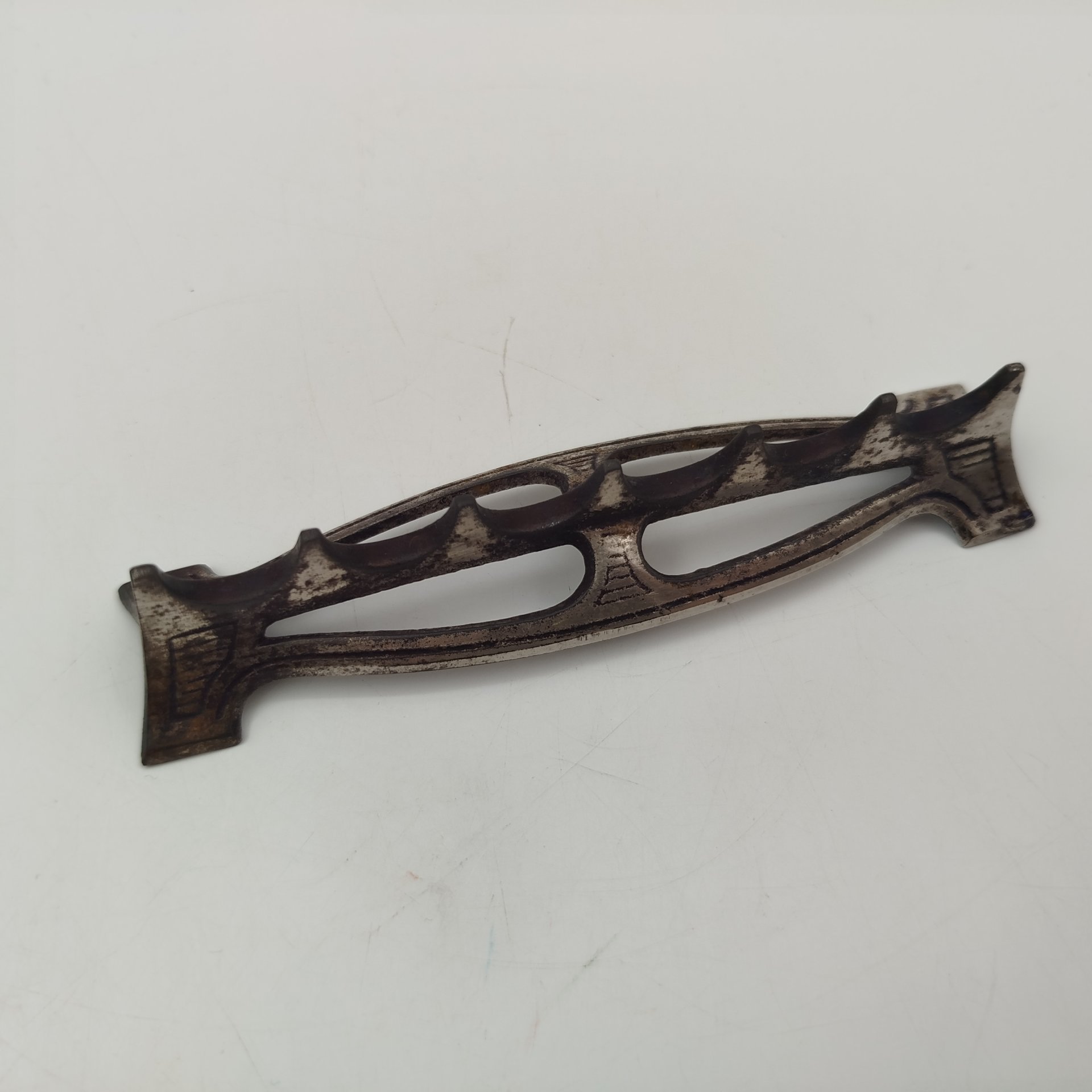 Подставка для столовых приборов в стиле ар-деко, металл, Европа, 1900-1940 гг.