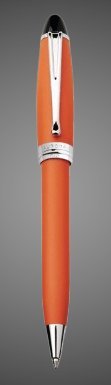 Шариковая ручка Aurora Ipsilon Satin Lobster-Orange CT, в подарочной коробке, Лаки и смолы: смола, хром