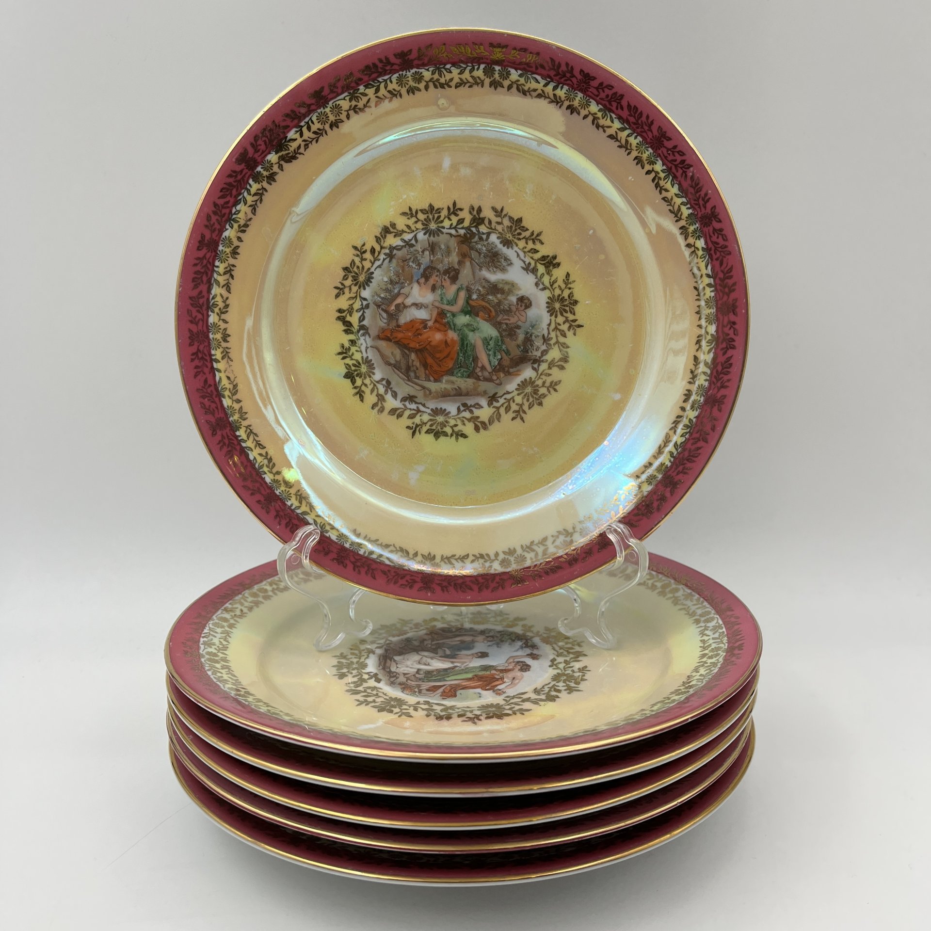 Набор из 6-ти десертных тарелок "Мадонна"