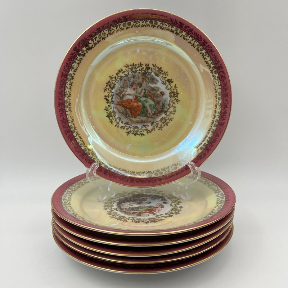 Набор из 6-ти десертных тарелок "Мадонна"