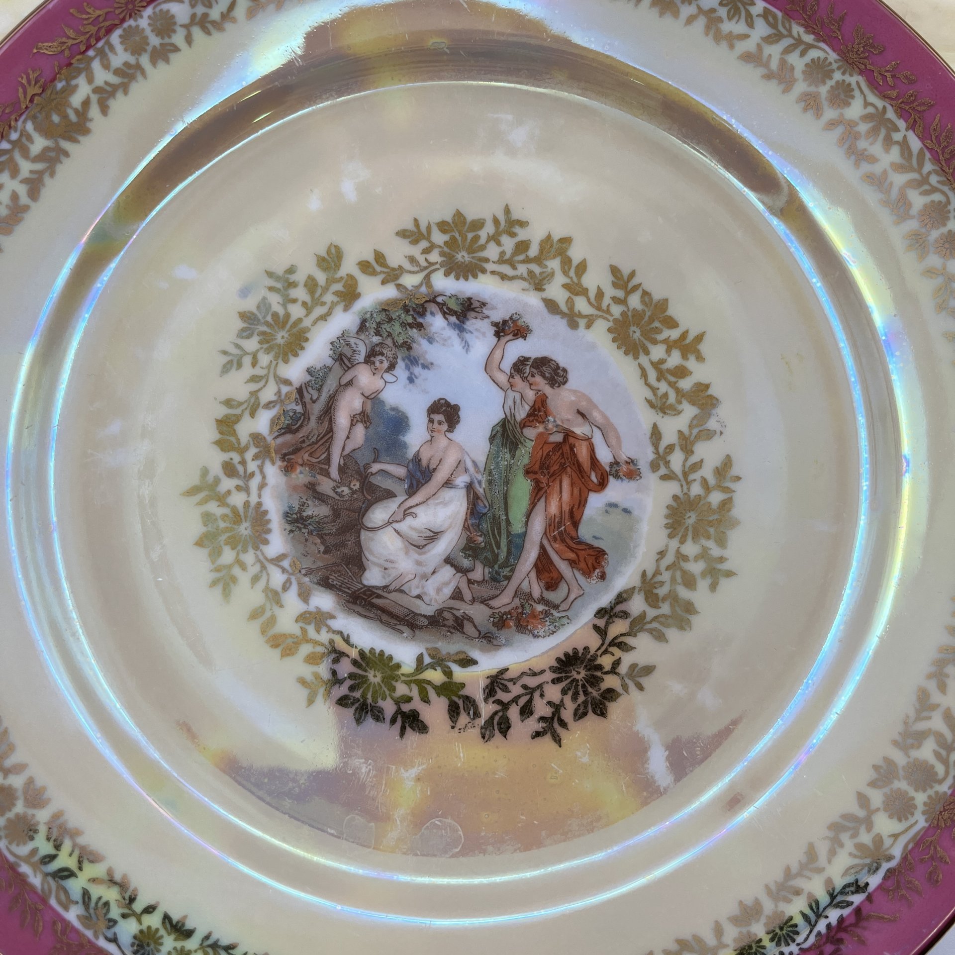 Набор из 6-ти десертных тарелок "Мадонна"