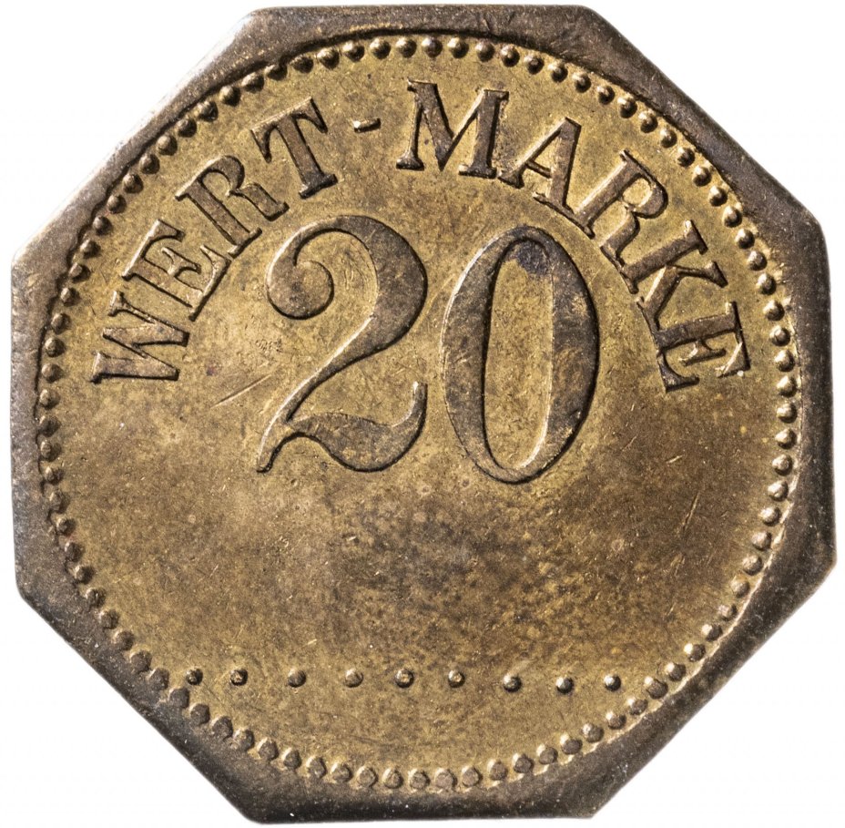 Жетон платежный Германия 20 Werth-marke