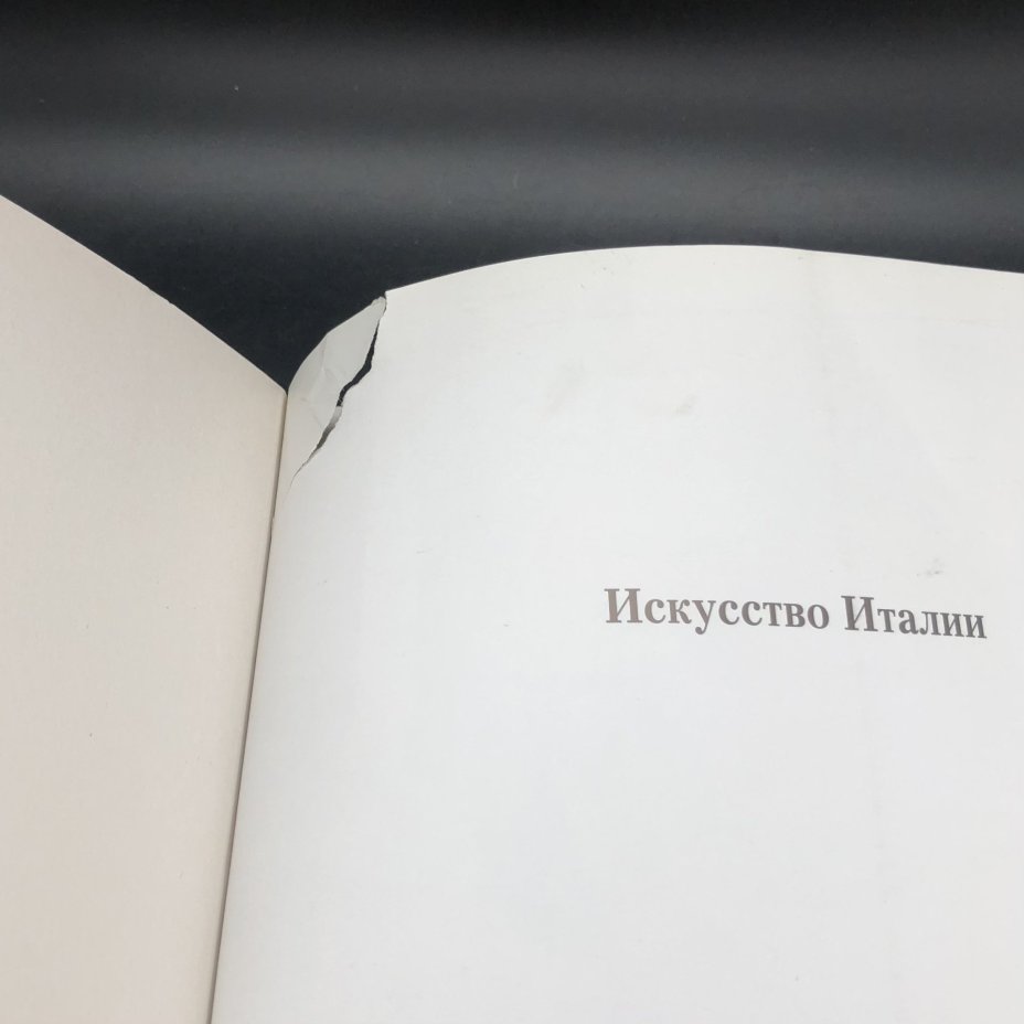 Книга с иллюстрациями "Искусство Италии. Живопись. Скульптура. Архитектура Х-ХХ веков" под редакцией Глории Фосси, Издательство «Белый город»